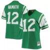 Joe Namath New York Jets Mitchell & Ness Women's 1969 Legacy Replica Jersey - Green - Front View