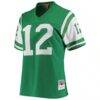Joe Namath New York Jets Mitchell & Ness Women's 1969 Legacy Replica Jersey - Green - Side View