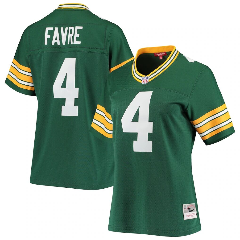 Brett Favre Green Bay Packers Mitchell & Ness Women's 1996 Legacy Replica Player Jersey