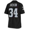 Bo Jackson Las Vegas Raiders Mitchell & Ness Women's 1988 Legacy Replica Jersey - Black - Detail View