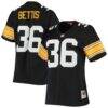 Jerome Bettis Pittsburgh Steelers Mitchell & Ness Women's 1996 Legacy Replica Jersey - Black - Front View