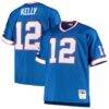 Jim Kelly Buffalo Bills Mitchell & Ness Big & Tall 1990 Retired Player Replica Jersey - - Front View