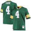 Brett Favre Green Bay Packers Mitchell & Ness Big & Tall 1996 Retired Player Replica Jersey - Green - Front View