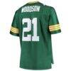 Charles Woodson Green Bay Packers Mitchell & Ness Big & Tall 2010 Retired Player Replica Jersey - Green - Detail View