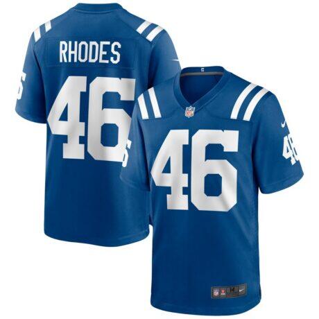 Luke Rhodes Indianapolis Colts Nike Game Jersey - - Front View
