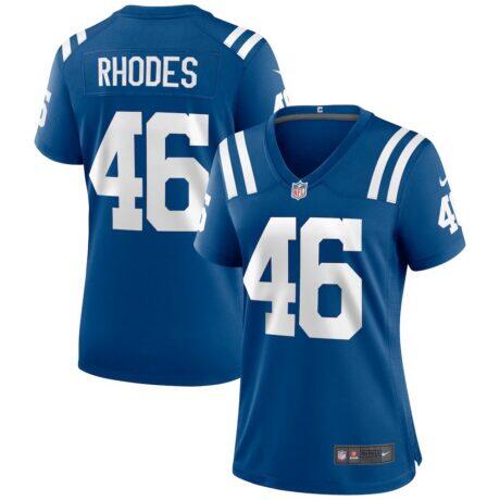 Luke Rhodes Indianapolis Colts Nike Women's Game Jersey - - Front View