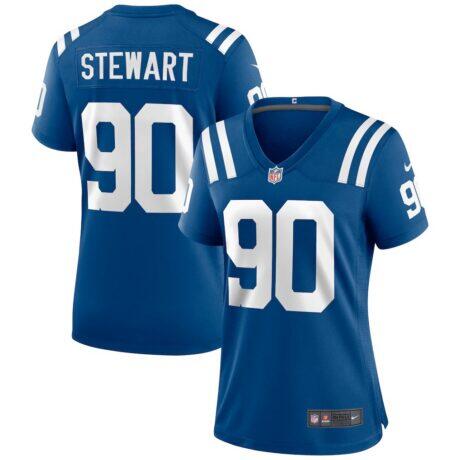 Grover Stewart Indianapolis Colts Nike Women's Game Jersey - Royal - Front View