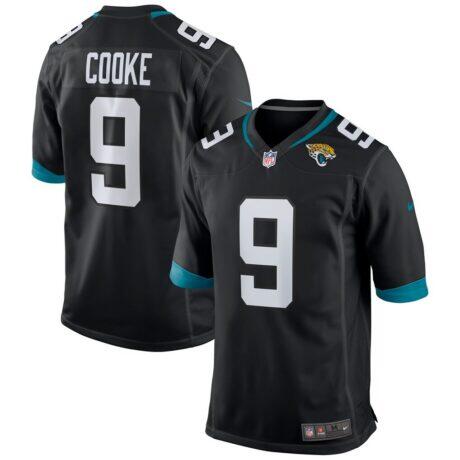 Logan Cooke Jacksonville Jaguars Nike Game Jersey - Black - Front View