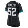 DaVon Hamilton Jacksonville Jaguars Nike Women's Game Jersey - Black - Detail View
