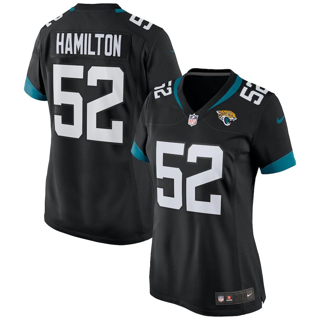 DaVon Hamilton Jacksonville Jaguars Nike Women's Game Jersey