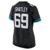 Tyler Shatley Jacksonville Jaguars Nike Women's Game Jersey - Black - Detail View