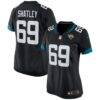 Tyler Shatley Jacksonville Jaguars Nike Women's Game Jersey - Black - Front View