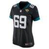 Tyler Shatley Jacksonville Jaguars Nike Women's Game Jersey - Black - Side View