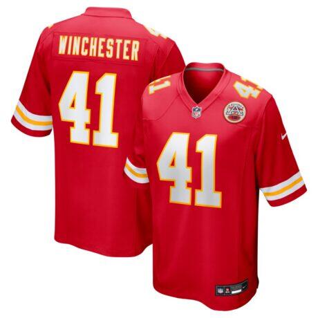 James Winchester Kansas City Chiefs Nike Game Jersey - Red - Front View