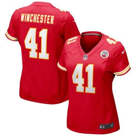 James Winchester Kansas City Chiefs Nike Women's Game Jersey - Red - Front View