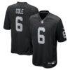 AJ Cole Las Vegas Raiders Nike Game Jersey - Black - Front View