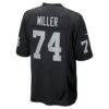 Kolton Miller Las Vegas Raiders Nike Game Jersey - Black - Detail View