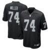Kolton Miller Las Vegas Raiders Nike Game Jersey - Black - Front View
