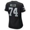 Kolton Miller Las Vegas Raiders Nike Women's Game Jersey - Black - Detail View