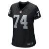 Kolton Miller Las Vegas Raiders Nike Women's Game Jersey - Black - Side View