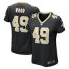 Zach Wood New Orleans Saints Nike Women's Game Jersey - Black - Front View