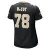 Erik Mccoy New Orleans Saints Nike Women's Game Jersey - Black - Detail View