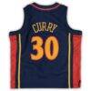 Stephen Curry Golden State Warriors Mitchell & Ness Infant Historic Logo Jersey - Navy - Detail View
