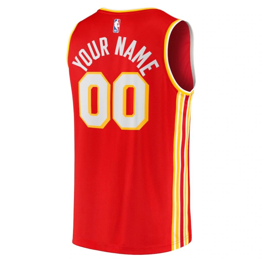 Atlanta Hawks Fashion7 Fast Break Replica Custom Jersey - Icon Edition