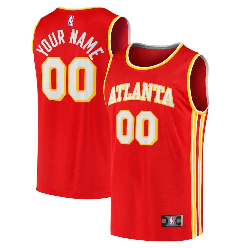 Atlanta Hawks Fashion7 Fast Break Replica Custom Jersey - Icon Edition