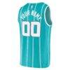 Charlotte Hornets Fashion7 Fast Break Replica Custom Jersey - Teal - Detail View