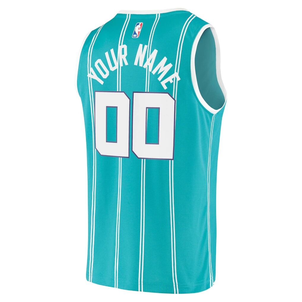 Charlotte Hornets Fashion7 Fast Break Replica Custom Jersey – Icon Edition