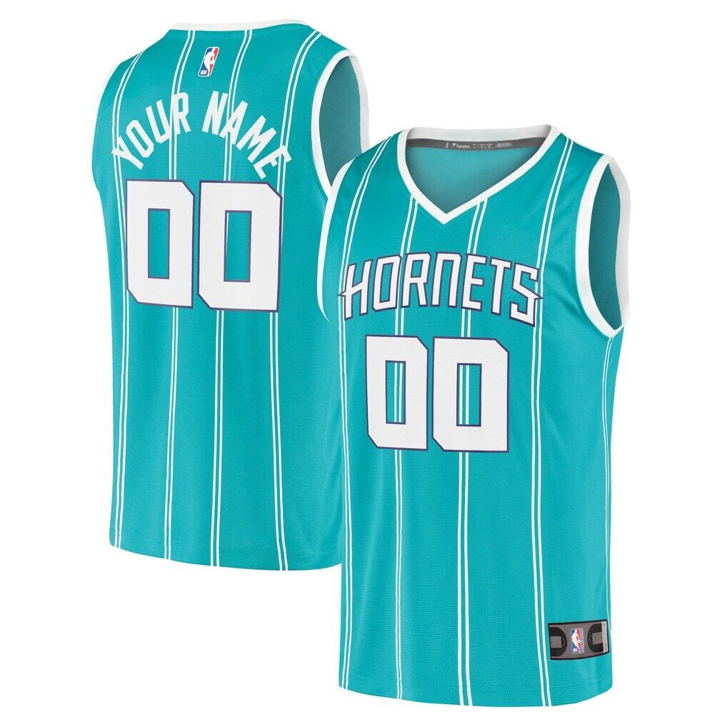 Charlotte Hornets Fashion7 Fast Break Replica Custom Jersey – Icon Edition