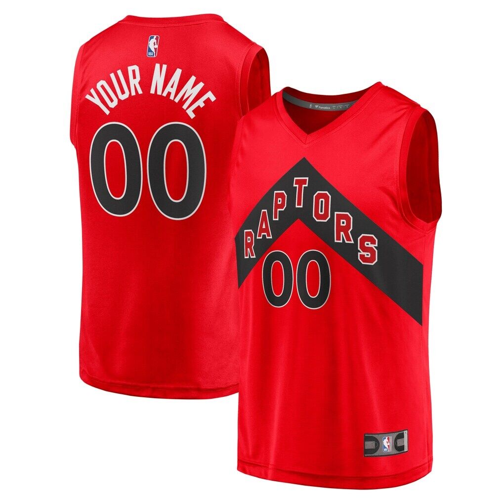 Toronto Raptors Fashion7 Fast Break Replica Custom Jersey - Icon Edition