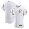San Francisco Giants Nike City Connect Authentic Jersey - White - Front View
