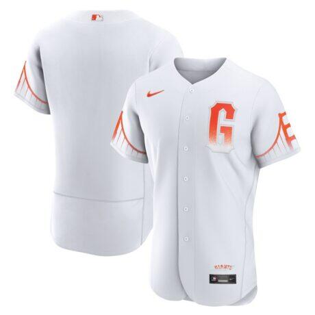 San Francisco Giants Nike City Connect Authentic Jersey - White - Front View