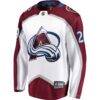 Nathan MacKinnon Colorado Avalanche Fashion7 Breakaway Jersey - White - Side View