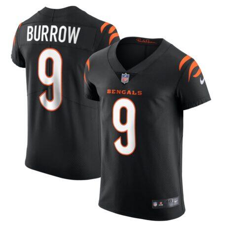 Joe Burrow Cincinnati Bengals Nike Vapor Elite Jersey - Black - Front View