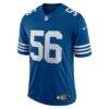 Men's Nike Quenton Nelson Royal Indianapolis Colts Alternate Vapor Limited Jersey - - Side View