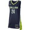 Arike Ogunbowale Dallas Wings Nike Unisex Explorer Edition Victory Jersey - Navy - Side View