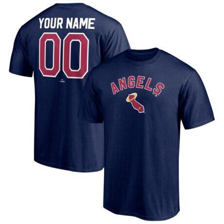 Los Angeles Angels Cooperstown Winning Streak Personalized Name & Number T-Shirt