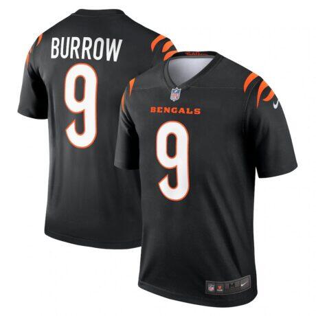 Joe Burrow Cincinnati Bengals Nike Legend Player Performance Top - Black - Front View