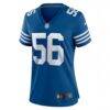 Quenton Nelson Indianapolis Colts Nike Women's Alternate Game Jersey - - Side View