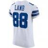 CeeDee Lamb Dallas Cowboys Nike Vapor Elite Jersey - White - Detail View