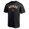 Houston Astros Cooperstown Winning Streak Alternate Personalized Name & Number T-Shirt - Black - Side View