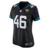 Ross Matiscik Jacksonville Jaguars Nike Women's Game Jersey - Black - Side View