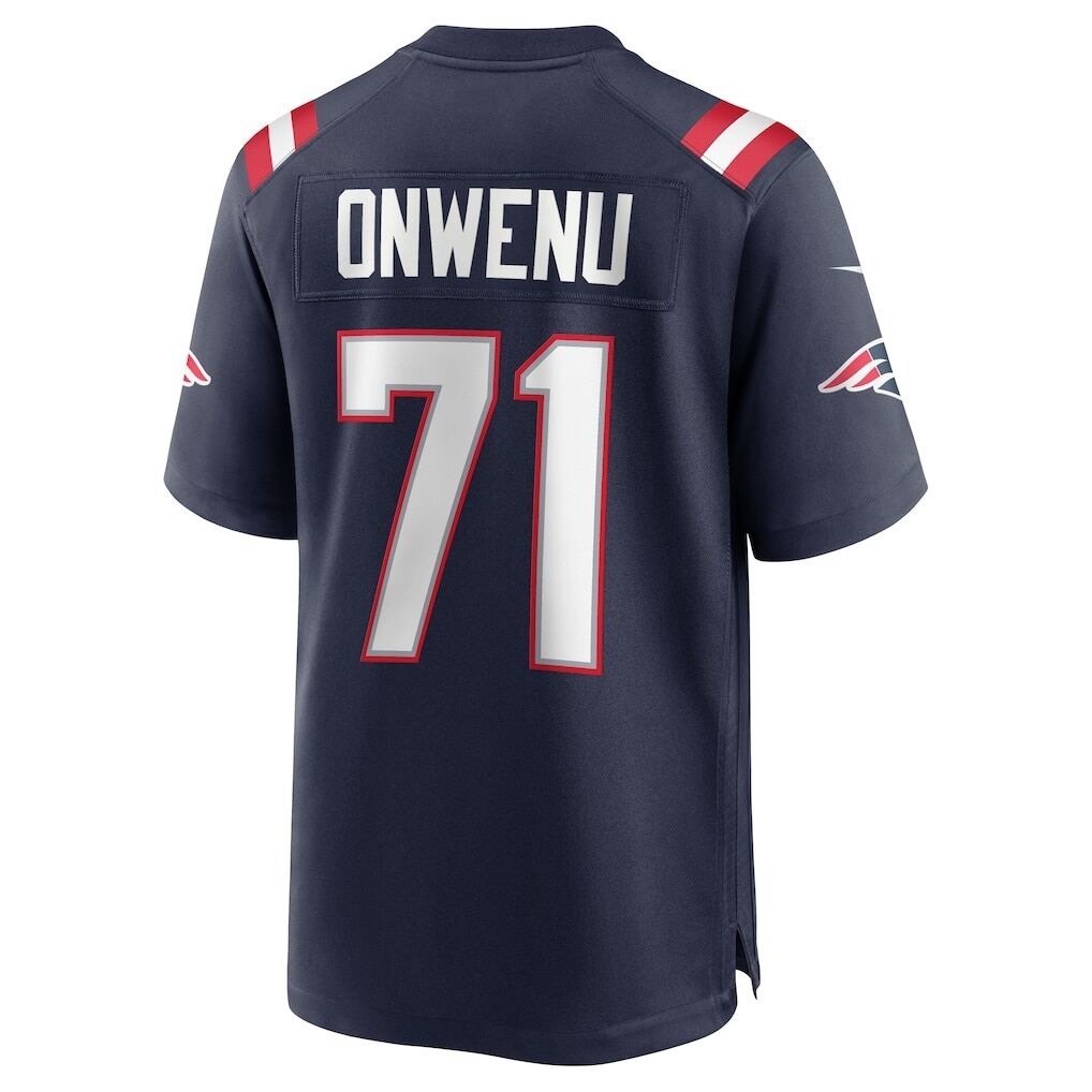 Mike Onwenu New England Patriots Nike Team Game Jersey