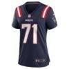 Mike Onwenu New England Patriots Nike Women's Game Jersey - Navy - Side View