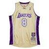 Kobe Bryant Los Angeles Lakers Mitchell & Ness Hall of Fame Class of 2020 #8 Authentic Jersey - Gold - Front View