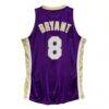 Kobe Bryant Los Angeles Lakers Mitchell & Ness Hall of Fame Class of 2020 #8 Authentic Jersey - Purple - Side View