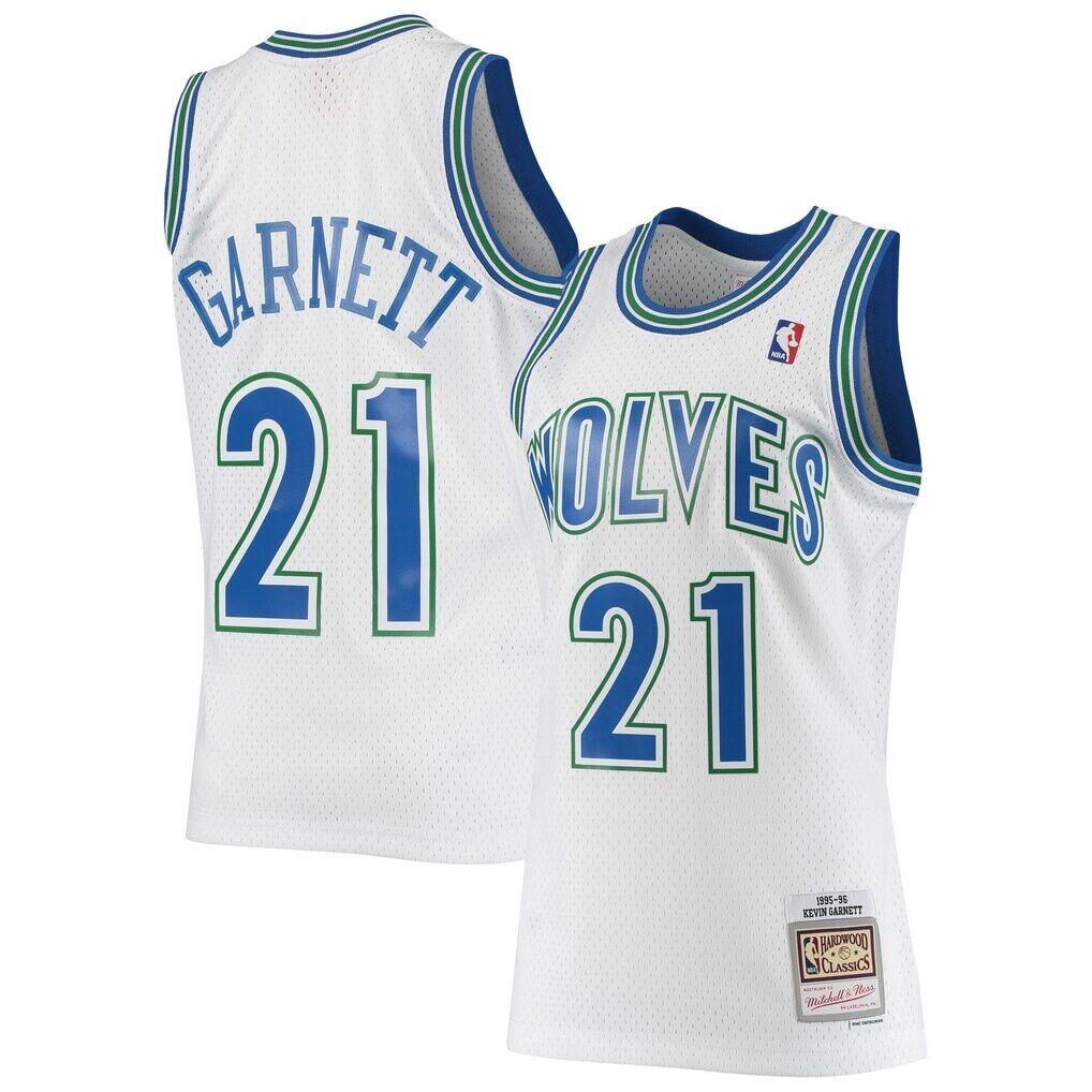 Kevin Garnett Minnesota Timberwolves Mitchell & Ness 1995/96 Hardwood Classics Swingman Jersey